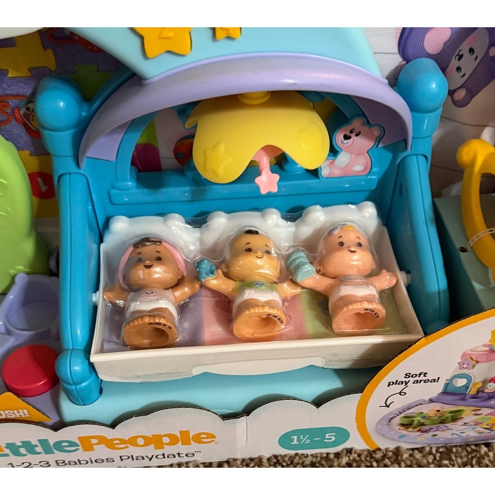 Fisher-Price Little People 1-2-3 Babies Playdate Set (NWT) - Picture 4 of 9
